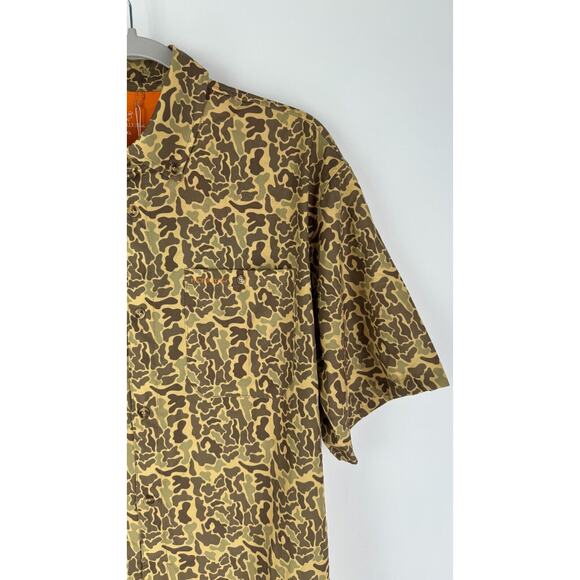 Properly Tied Mens Multicolor Sportsman Field Button Shirt Vtg Camo Size XL NWT - Picture 3 of 8